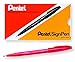 Pentel Sign Pen Fiber-Tipped Pen, Red Ink, Box of 12 (S520-B) primary