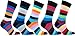 socks n socks-Men's 5-pair Luxury Cotton Striped Cool Dress Socks Gift Box
