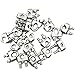 ABOSS 20 Pieces M5 3/16” Stainless Steel Wire Rope Cable Clip 5mm Wire Rope Cable Clamp Fastener
