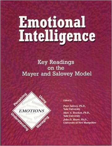 Emotional Intelligence Key Readings On The Mayer And Salovey Model John D Mayer John D Mayer Marc A Brackett Peter Salovey 9781887943727 Amazon Com Books