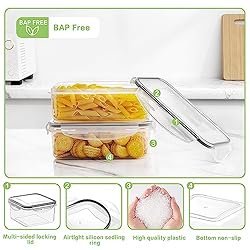 HOMBERKING 32 Pieces Food Storage Containers Set