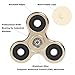 Opard Tri Fidget Spinner Hand Spinning Toy Over 3 Minutes Aluminum Alloy for Child and Adult (Gold)