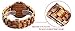 BEWELL ZS Wooden Watch Men Quartz with Luminous Hands 30M Water Resistance (RED SANDALWOOD)