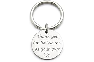 XGAKWD Step Mom Mother Gift, Thank You for Loving Me as Your Own, Mom in Law Gifts Idea for Mothers Day from Husband Daughter Son Kids