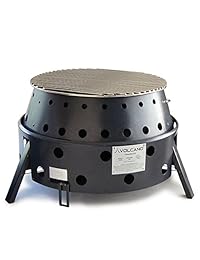 Volcano Parrilla apta para 3 tipos de combustible,