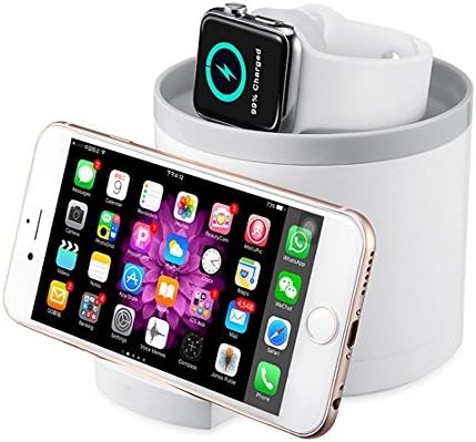 Apple Watch Stand,3 Port USB Charger for Apple Watch, Phone Charger Stand for iPhone 5/6/7/8/X and other Smartphone,iPad-TT