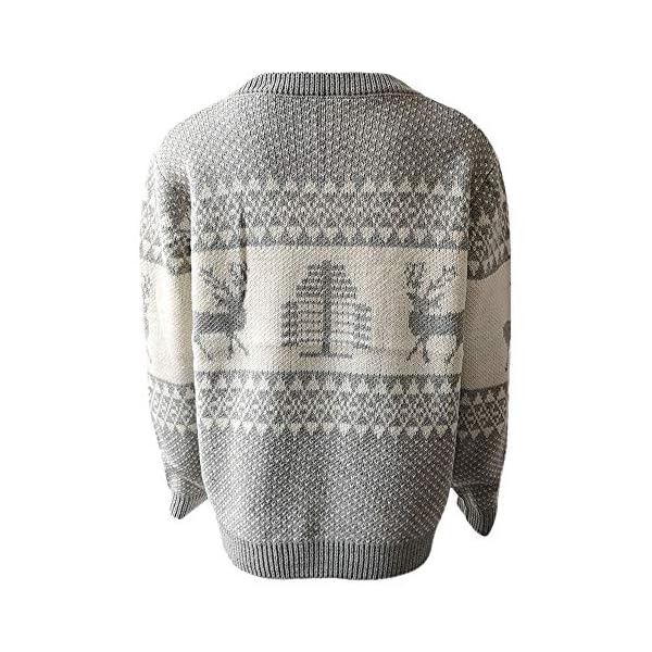 Women Christmas Xmas Pullover Sweater Long Sleeve Knitting Jumpers - Image 6