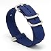 CIVO Heavy Duty G10 Zulu Military Watch Bands NATO Premium Ballistic Nylon Watch Strap 5 White Rings with Stainless Steel Buckle 20mm 22mm 24mm … (navy blue, 22mm)
