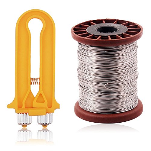 Stainless Steel Wire 23 Gauge AWG 1.1 lb. with Wire Crimper Tensioner