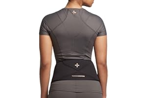 Tommie Copper Women’s Comfort Back Brace, Adjustable, Sweat Wicking, Breathable Back & Muscle Compression Support for Everyday
