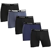 Puma Men's Microfiber Boxer Brief, 5-pack