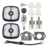 Butom SRM 225 A226001410 Air Filter 90152Y Repower Tune Up Kit for Echo 130310-54130 SRM210 SRM211 GT225 GT200 GT200R PE-200 PE-201 PE225 Trimmer Weed Eater