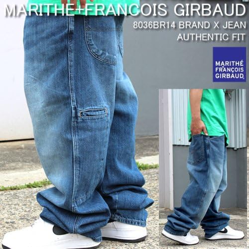 Amazon 1935marithe Francois Girbaud マリテ フランソワ ジルボー Brand X Jean デニムパンツ 40インチ ロングパンツ 通販