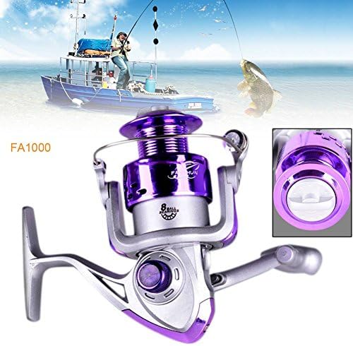 XY ZONE 8BB 5.2/1Gear Ratio Saltwater/Freshwater Metal Fishing Spinning Reel FA1000