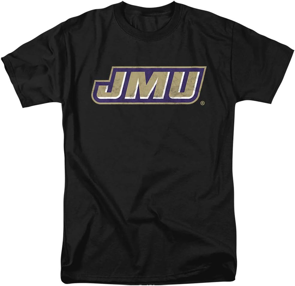 James Madison University Official Distressed Primary Unisex Adult T