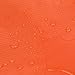Ubeone Ubeone Multi-Purpose Rain Poncho, Backpack Cover, Tarp with Hoods for Outdoor Activities Orange