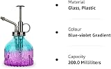 ZIUHEOA Plant Mister Glass Watering Spray Bottle 6.4 Tall 200ml Army Green view 7
