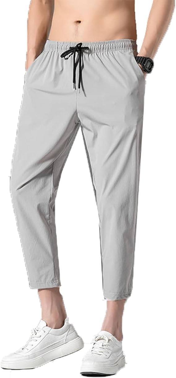 Amazon テーパードパンツ ジョガーパンツ タイトパンツ メンズ スキニースキニー オールシーズン対応 かっこいい 窮屈感のない トレンド感 ゆったり ジュニア 作業着 通学 コーディネート ウェストゴム調節 9分丈 吸水性 速乾性 ロングパンツ 通販