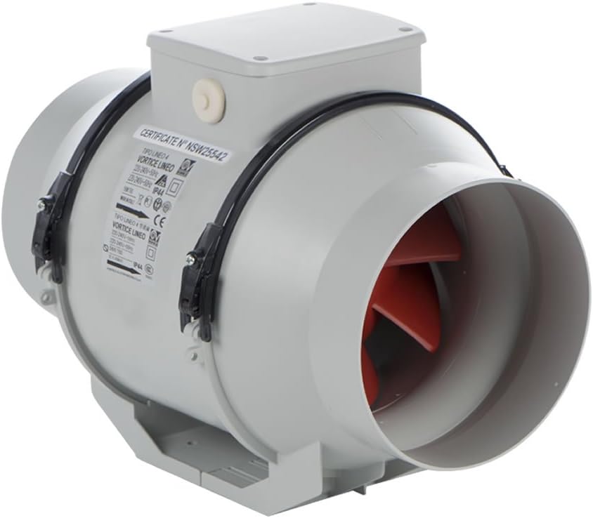 Ducted Ventilator, Lineo 160 630 M³/h in Various IPX4, 160 T V0