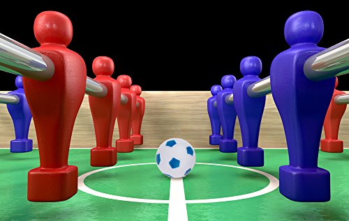Truscope Sports Foosball Table Soccer Replacement Balls - 36mm - (12 Pack, Black-White)
