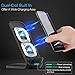 Thinkfly Qi Wireless Charger for iPhone 8 iPhone 8 Plus iPhone X 2 Coils Fast Wireless Charging Stand Pad for Galaxy Note 8 S8 S8+ S7 edge S7 S6 edge+ Note 5 Standard Charge for All Qi Devices