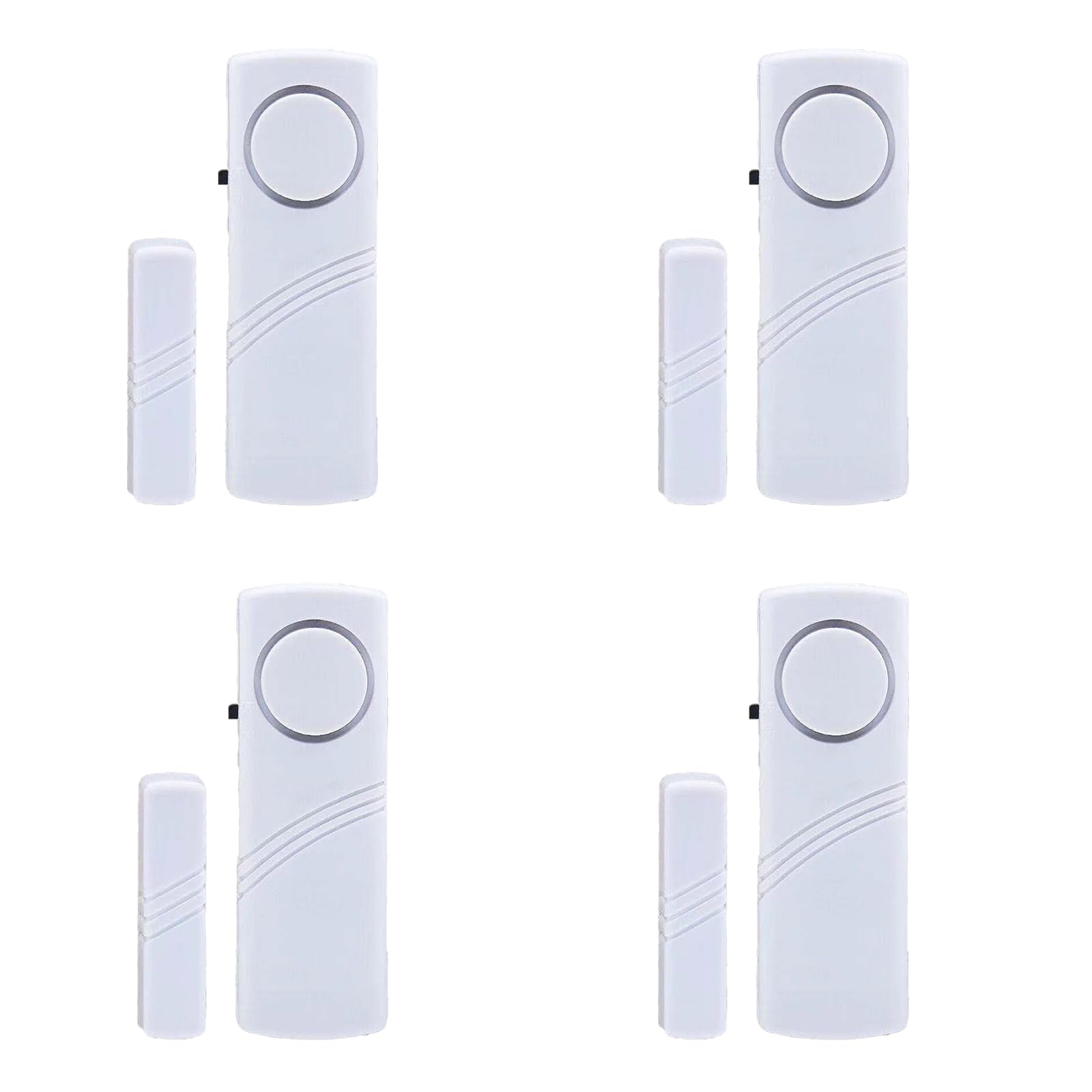 Photo 1 of 4 Pack Window Door Alarm, Door Sensor Alarm for Kids Safety, AlarmSystem for Home Security for Pool, Garage, Apartment, Dorm, RV and Office