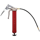 Alemite 555-E Professional Series Grease Gun, Dual Leverage Feature, 18" Flexible Hose, 7,500 psi Pressure, Quick Priming, Ergonomic Cast Handle, Universal Follower, Durable Coupler, Bleeder Valve