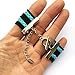 DOLON Infinity Love Dog Mom Bracelet Black with Blue