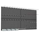 WALMANN Metal Pegboard Kit with Accessories for