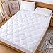 Decroom 3 Inch Memory Foam Mattress Topper California King Size for Back Pain Relief, Thicked Down Alternative-Lined Mattress Pad，Filled with Breathable & Soft Memory Foam Pillow Top