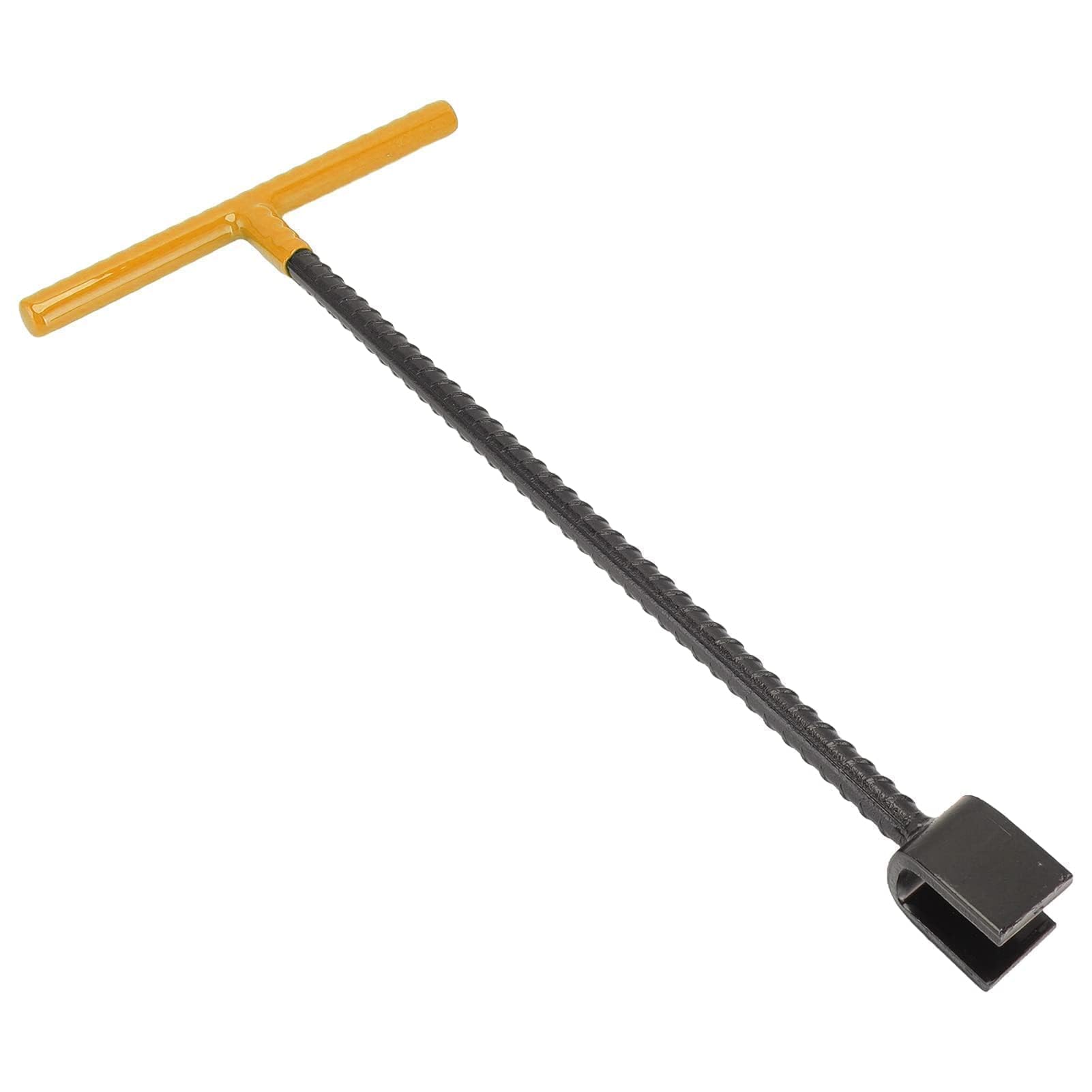 BAOFUYA Water Meter Key Curb Valve Key Wrench Tool Stopcock Key with T Handle for Curb and Main Water Valve (Yellow)