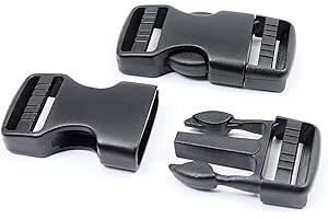 Baitoo Quick Side Release Buckle, Heavy Duty Plastic Snap Buckle Clip Clasp Fasteners for Backpack Strap