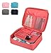 Multifunction Portable Travel Toiletry Bag - Mr.Pro Travel Makeup Cosmetic Printed Bag Beach Pouch, bathroom storage organizer (Rose Red)