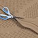 BDK Heavy Duty VAN SUV Rubber Floor Mats - 4 Pieces 3 Rows Full Set- All Weather Trimmable Mat (Beige) - MT-713-711-BG_AMHD