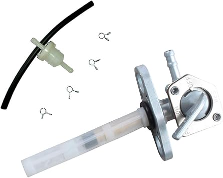 Amazon Com Fuel Gas Tank Switch Valve Petcock 4mm Hose Fuel