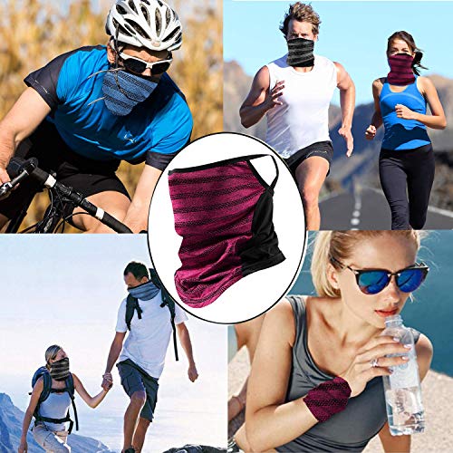 DOMEI Men Neck Gaiter Balaclavas (Red)