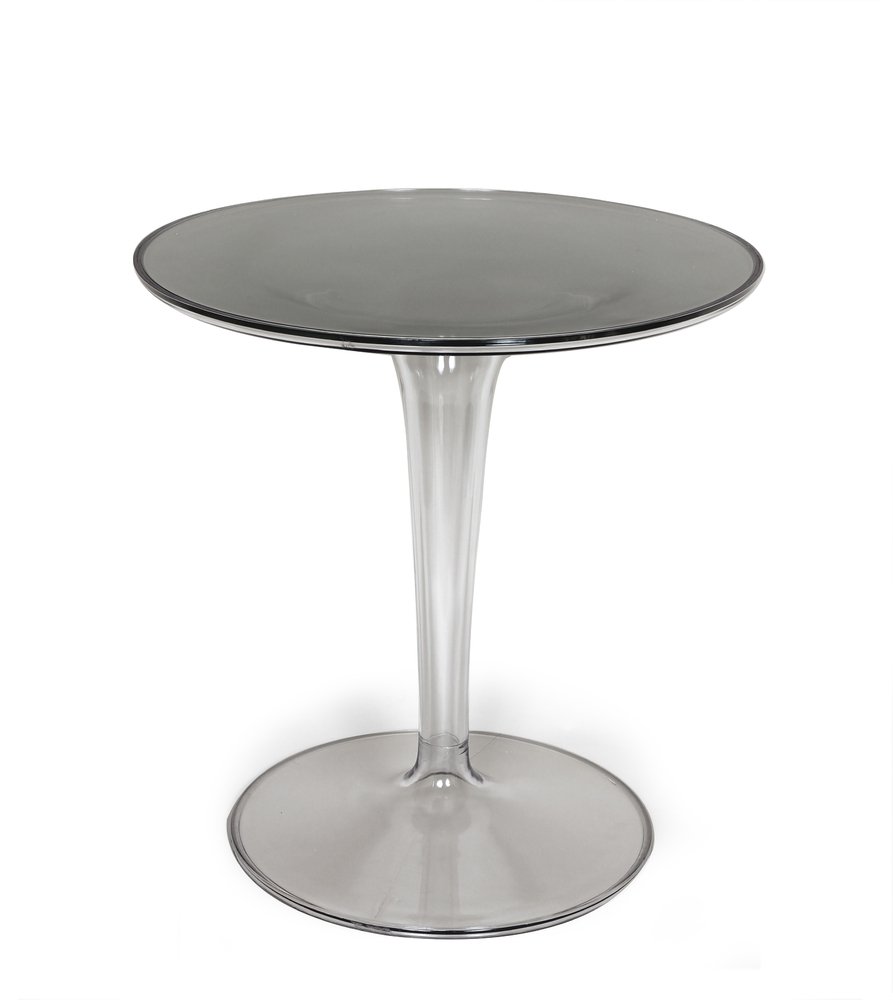 2xhome - Tiptop Cafe Table - Tulip End Table Side Table - Philippe Starck & Eugeni Quitlet Designed, Coffee Tea Restaurant Nightstand Night Stand Game Mono Small Mini