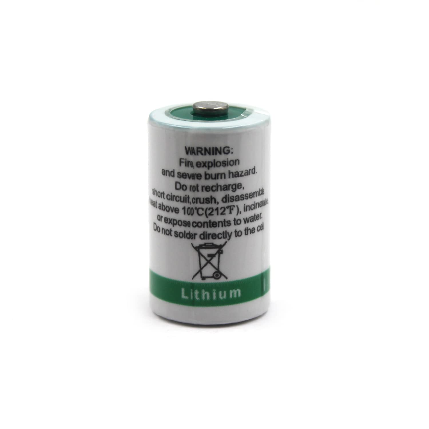 (2-Pack) 3.6V 1200mAh LS14250 1/2AA Lithium Battery Replacement for SAFT LS14250 LS14250BA LS3 LS3BA ER14250 TL-5101 TL-5151 Utility Water Gas Electricity Meter