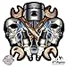 GT Graphics Mechanic Skull Wrenche Crossed - 3