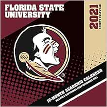 Florida State Seminoles 2021 12X12 Team Wall Calendar: 9781469377803: Amazon.com: Books