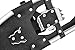 ALPS All Terrian Snowshoes for Kids Women Men + Pair Antishock adjustable Snowshoeing Pole (Black) + Free Carrying Snowshoes Tote Bag (22 INCHES)