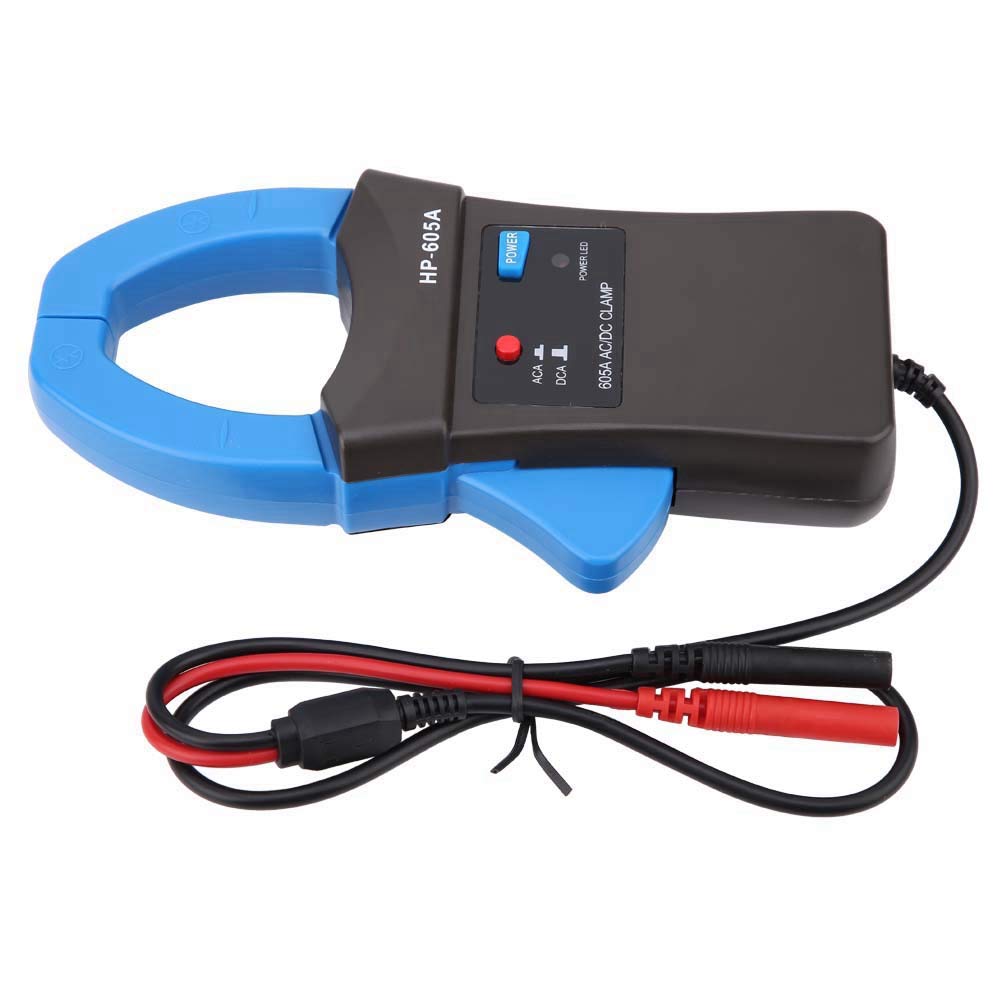 Digital Clamp Meter, 605a 600A DC/AC Current Clamp Adapter Clamp-On Meter Tester with Test Probes Clamp Multimeter Ammeter