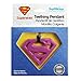 Bumkins DC Comics Silicone Teething Pendant Necklace, Superman Rose Quartz