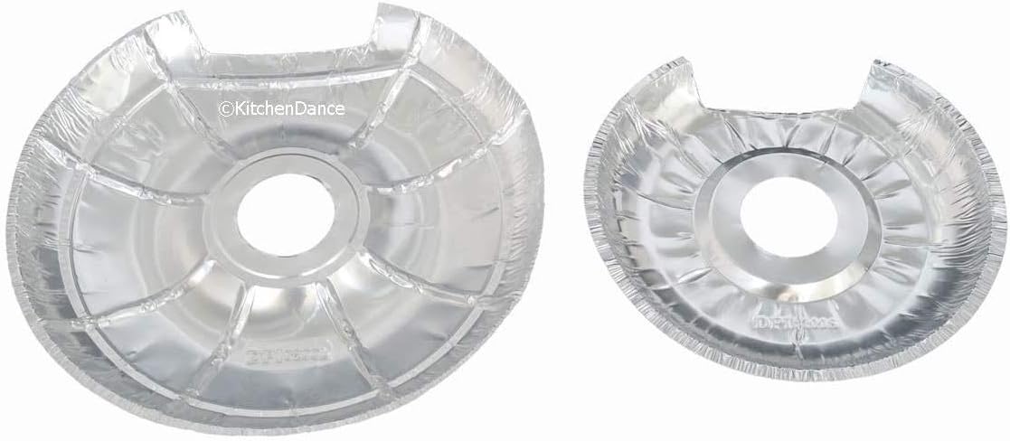 Durable Disposable Electric Burner Bibs- Pack of 50- 25 Large-25 Small