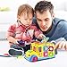 KATUMO Intellectual Musical School Bus Toy, Learning Educational Toys for Baby & Toddles, Electronic Toy Car Multiple Games with Lights and Sounds for 1 2 3 Year Old Boys and Girls