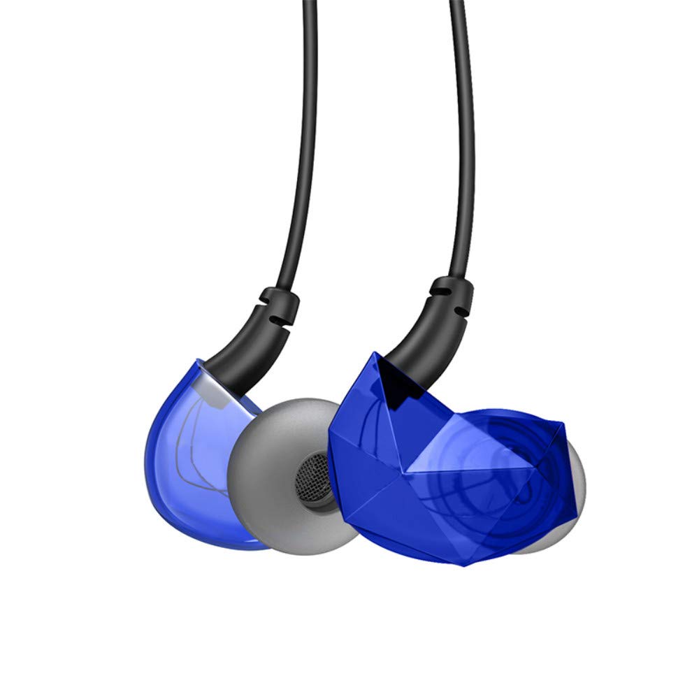 Pevor Wired in-Ear Earbuds Sports Earphones Bass Water Resistant Headphones with Mic Noise Cancelling for Smartphone iPad iPod MP3 HiFi Player