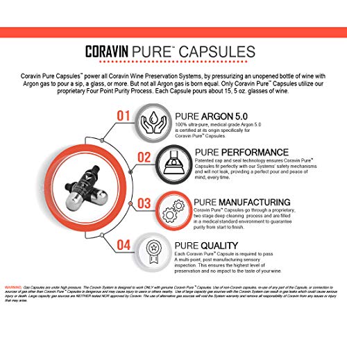 3 Coravin+Wine+Preservation+System+Capsules