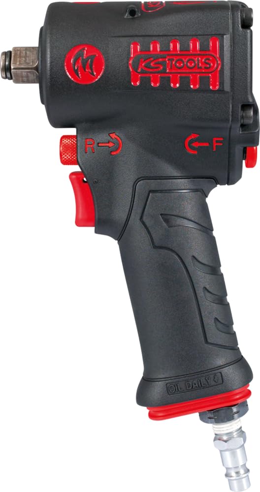 KS TOOLS 515.1270 1/2" Minimonster High Performance Pneumatic Impact Wrench 1.390 NM