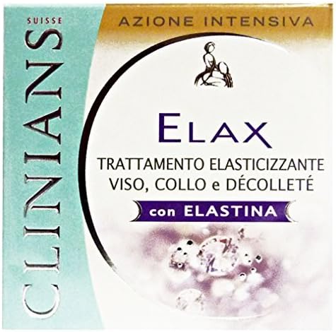 Suisse Clinians Clinians Elax - Elasticizing Face Cream - Face, Neck, and Decollete with Elastin 1.7 oz