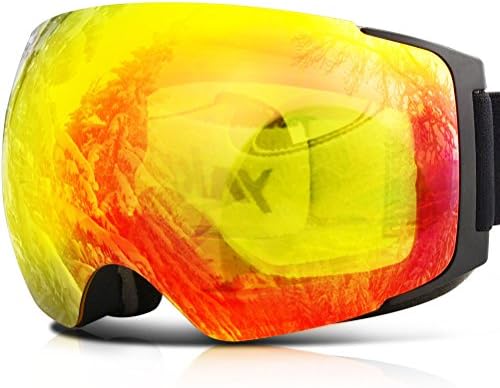 YAKAON Y Series Ski Goggles Snowboard Frameless Spherical UV Protection Anti-fog Lens for Men Women